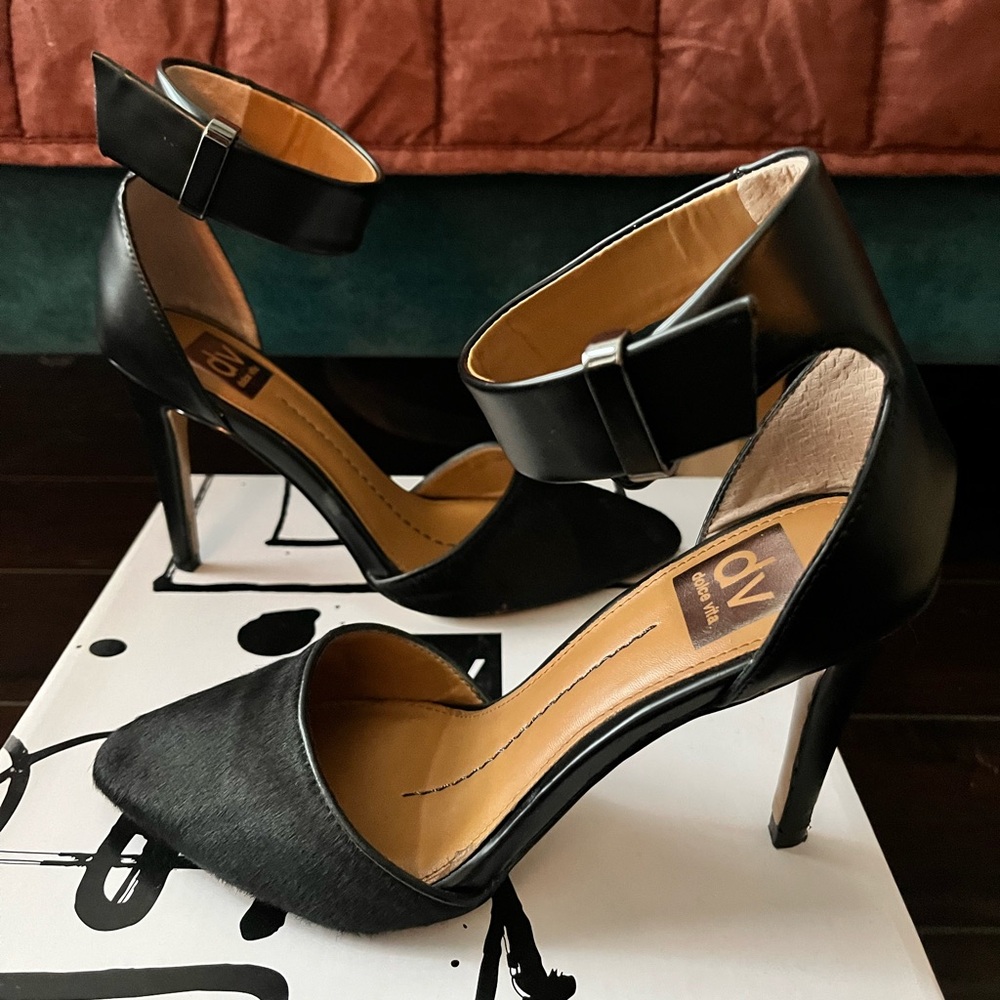 Dolce Vita Odetta Calf Hair Heels
